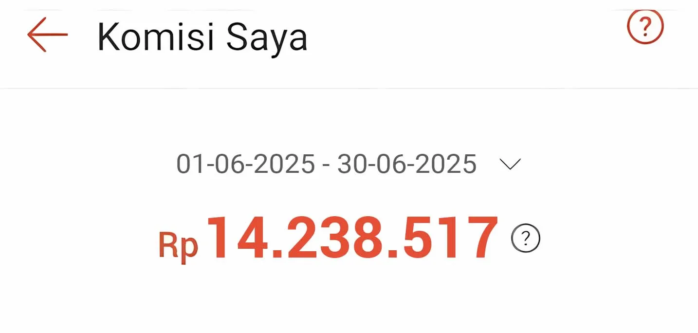 Bukti shopee affiliate menghasilkan